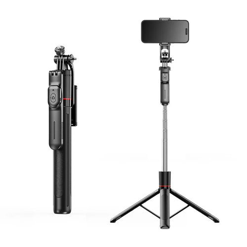 CYKE F16 Handheld Selfie Stick Extendable Tripod Stand with Bluetooth-compatible Remote for Live Streaming - 1