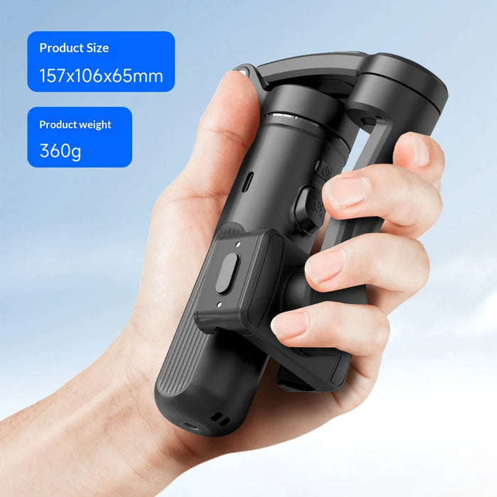 CYKE M02 Smart Tracking 3-Axis Gimbal Stabilizer Selfie Stick Anti-Shake Tripod Stand with Bluetooth-compatible Remote - 6