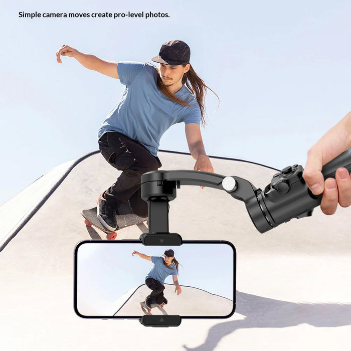 CYKE M02 Smart Tracking 3-Axis Gimbal Stabilizer Selfie Stick Anti-Shake Tripod Stand with Bluetooth-compatible Remote - 7