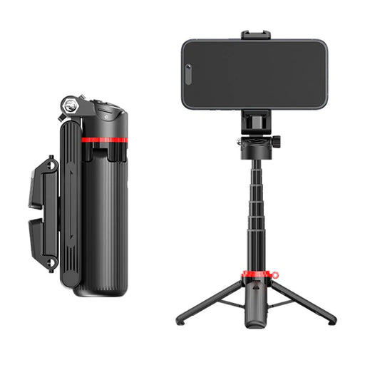 CYKE F07 Portable Selfie Stick Pop-up 4-leg Tripod Stand with Bluetooth-compatible Remote - Without Fill Light - 2
