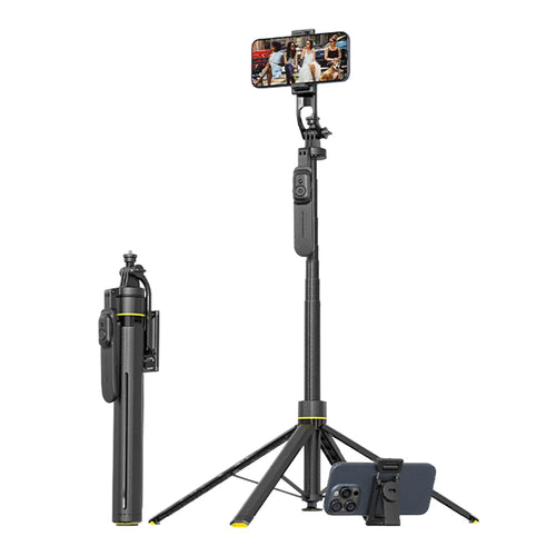 CYKE TT18 For Smartphones 360 Degree Panoramic Gimbal Selfie Stick 1810mm Extended Tripod with Remote - Without Fill Light - 1