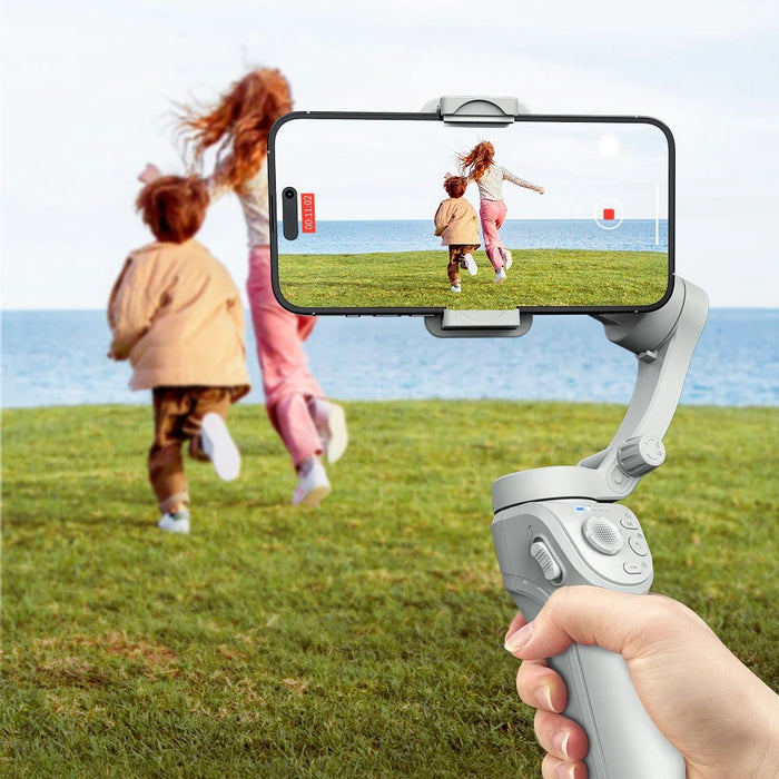 TOKQI M01 Anti-shake AI Face Tracking Handheld 3-Axis Gimbal Stabilizer Built-in LED Fill Light for Smartphone - 7