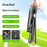 P61 Stretchable Selfie Stick with Dual Square Fill Lights, Auto Pop-Up Cell Phone Tripod Stand Remote Control for Live Streaming / Video Recording - 5