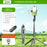 P61 Stretchable Selfie Stick with Square Fill Light, Auto Pop-Up Cell Phone Tripod Stand Remote Control for Live Streaming / Video Recording - 2