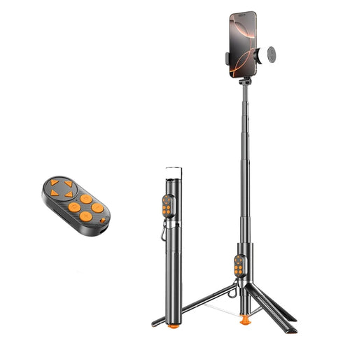 P29D Portable Selfie Stick with RGB Fill Light for Live Streaming Cell Phone Tripod Stand Support Remote Control - 1