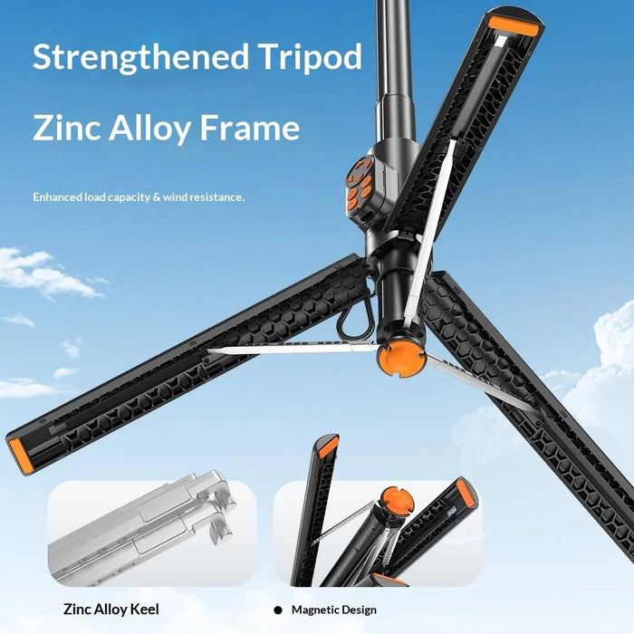 P29 Portable Selfie Stick Tripod Phone Holder with Remote Control Extendable Monopod for Live Streaming  /  Photography - 6