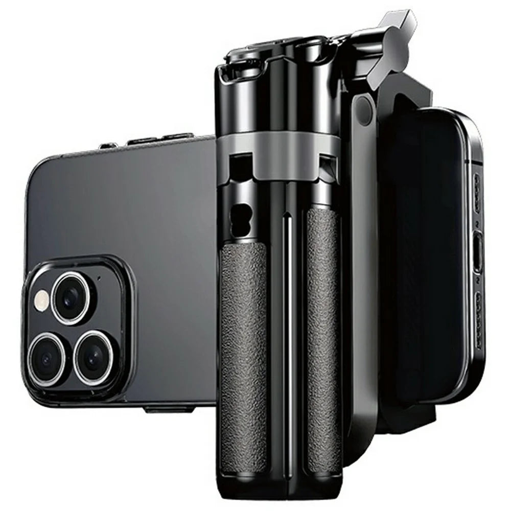 FUNSNAP P30 Mini Pocket Selfie Stick 42cm Extendable 4-leg Tripod with Bluetooth-compatible Remote for Smartphone - 2
