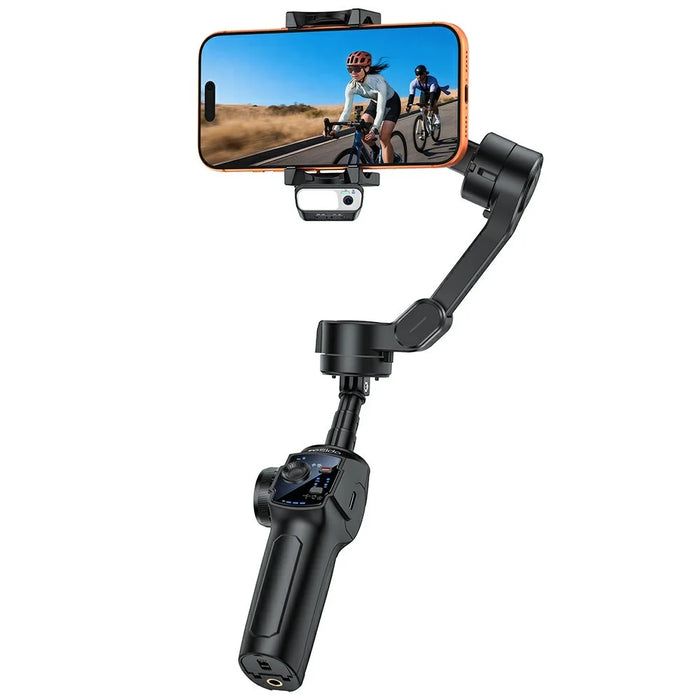 YESIDO SF32-PRO Smartphone Gimbal Stabilizer Bluetooth-Compatible Tripod Stand 3-Axis AI Tracking for Vlogging / Live Streaming / Video Recording - Black - 1