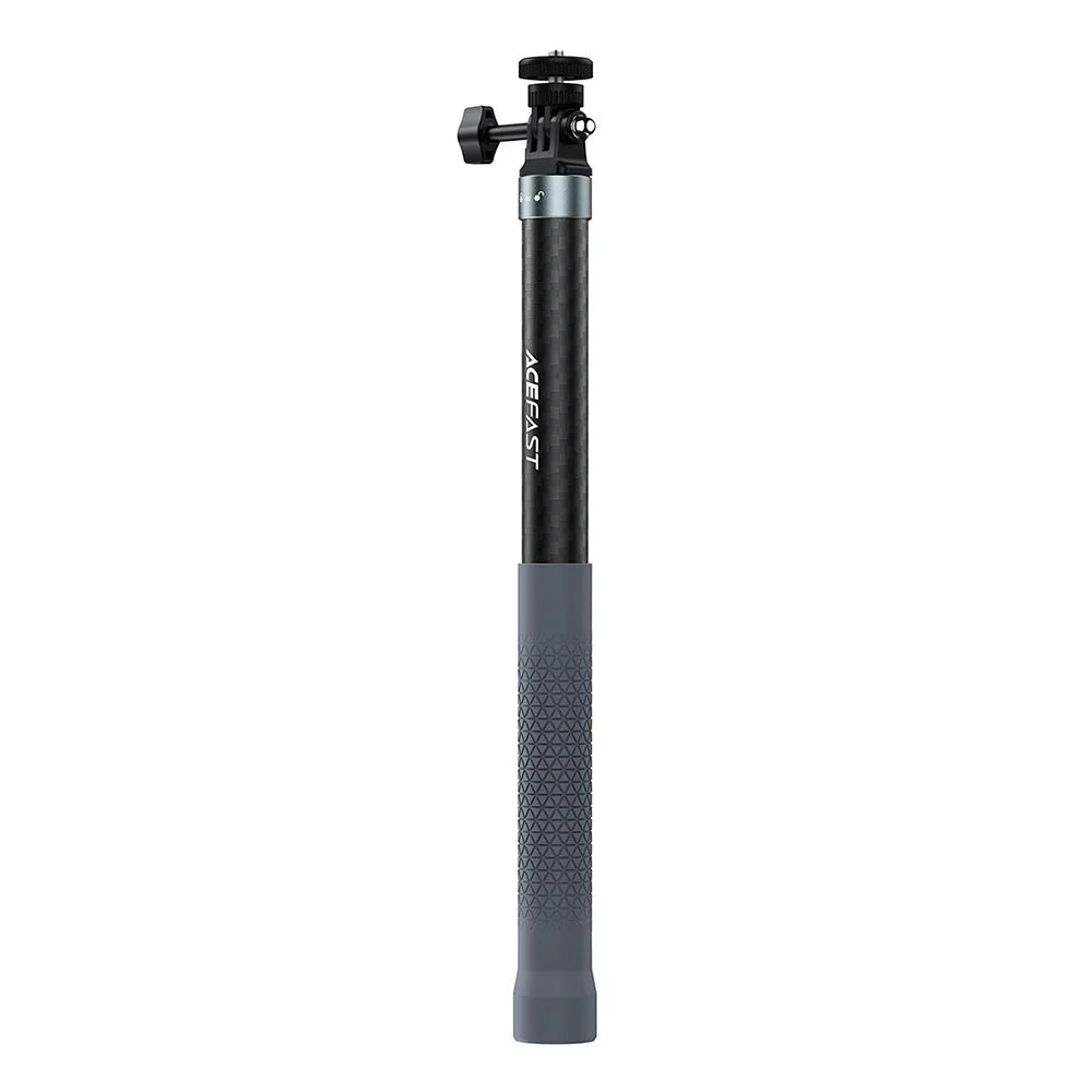 ACEFAST E38 1.2m Carbon Fiber Telescopic Selfie Stick 5 Level Adjustable Selfie Stick - Black  /  Grey - 1