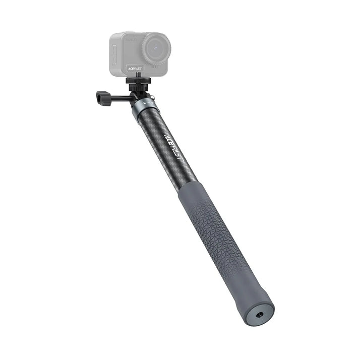 ACEFAST E38 1.2m Carbon Fiber Telescopic Selfie Stick 5 Level Adjustable Selfie Stick - Black  /  Grey - 5
