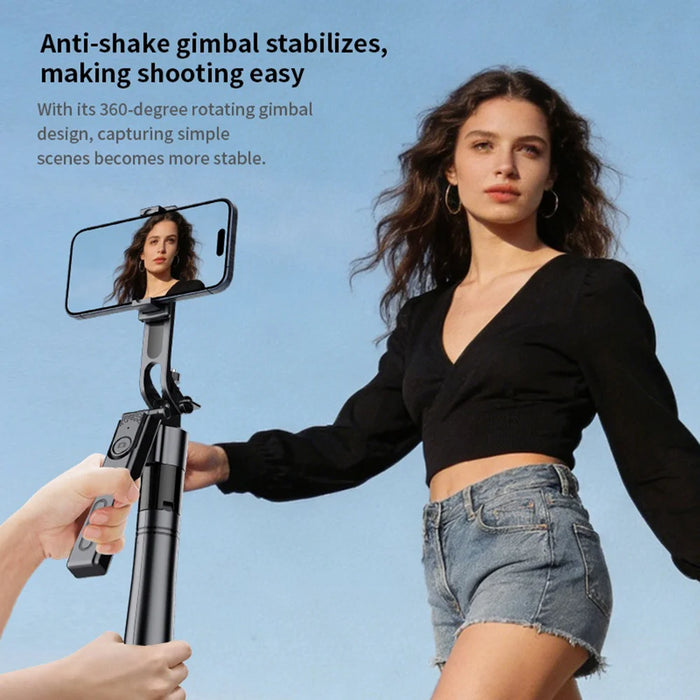 F01 AI Smart Face Tracking Gimbal Selfie Stick 192cm Telescopic Tripod Stand for Live Streaming - 4