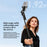 F01 AI Smart Face Tracking Gimbal Selfie Stick 192cm Telescopic Tripod Stand for Live Streaming - 7