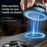 D13 Magnetic Ring Light for Phone Photography 180° Rotating Portable LED Fill Light with 3 Color Modes - Black - 4