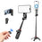 F08 Magnetic Phone Tripod with Bluetooth-compatible Remote Shutter Anti-shake Selfie Stick for Photography - Black - 1