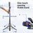 F06 1.3m Extendable Selfie Stick Auto Pop Open Tripod with Bluetooth-compatible Remote - F06 - 3