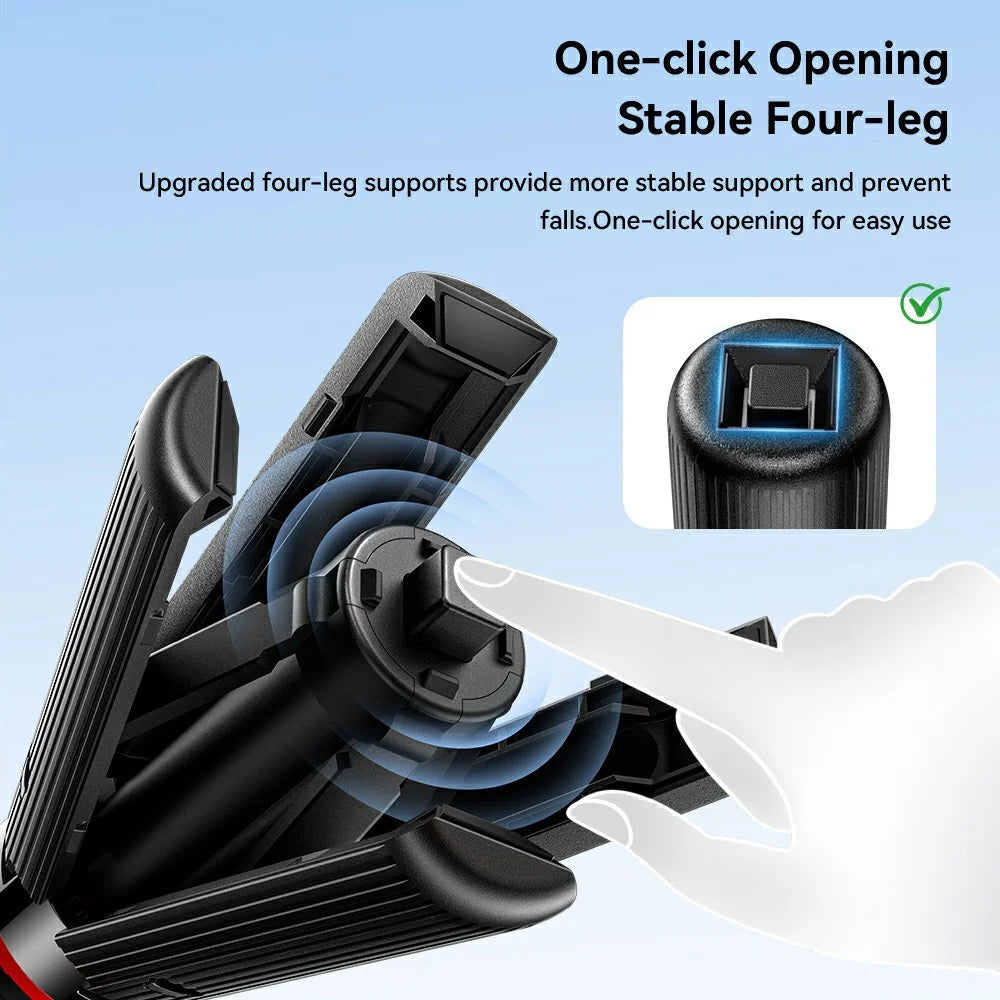 ESSAGER Mini Selfie Stick 4-in-1 Tripod Stand Bluetooth-compatible Remote Magnetic Phone Holder - 3