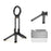 Portable Magnetic Phone Stand Travel Foldable Rotating Cellphone Holder for Selfie Live Streaming - Space Gray - 1