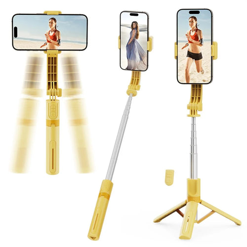 KT08 Phone Gimbal Stabilizer Bluetooth-compatible Remote Control Anti-shake Tripod Selfie Stick for Vlog Live Streaming - 1