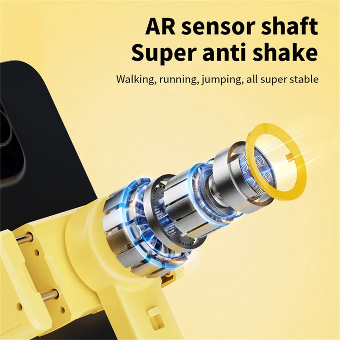 KT08 Phone Gimbal Stabilizer Bluetooth-compatible Remote Control Anti-shake Tripod Selfie Stick for Vlog Live Streaming - 4