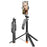 T02TK 360 Degrees Rotation Selfie Stick Tripod Bluetooth-compatible Remote Control Phone Tripod Stand for Live Streaming - 1