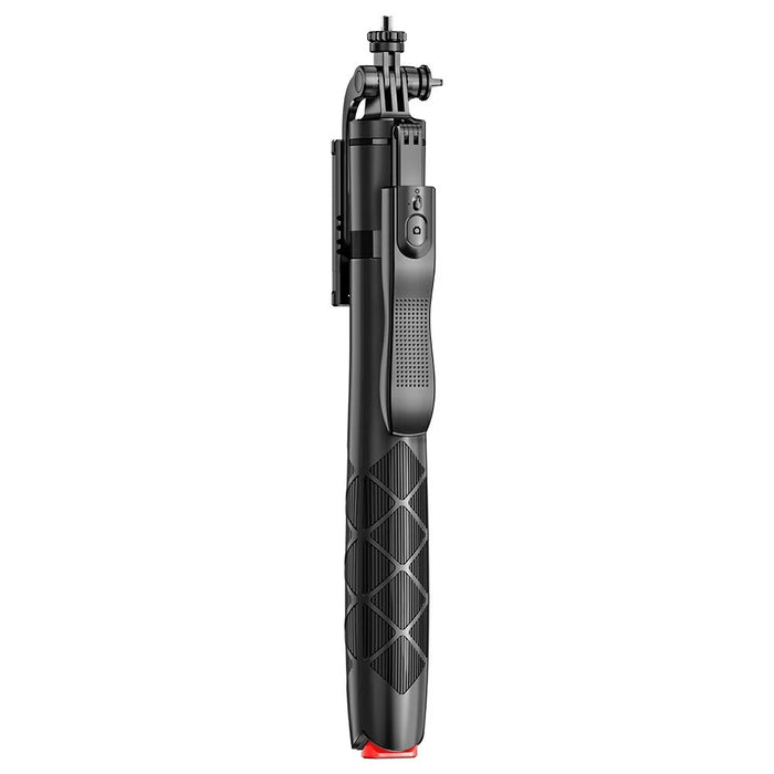 L15-TT 1.8m Auto Pop Open Tripod Selfie Stick Remote Control Bluetooth-compatible Stainless Steel Adjustable Stand for Photography - Black - 2
