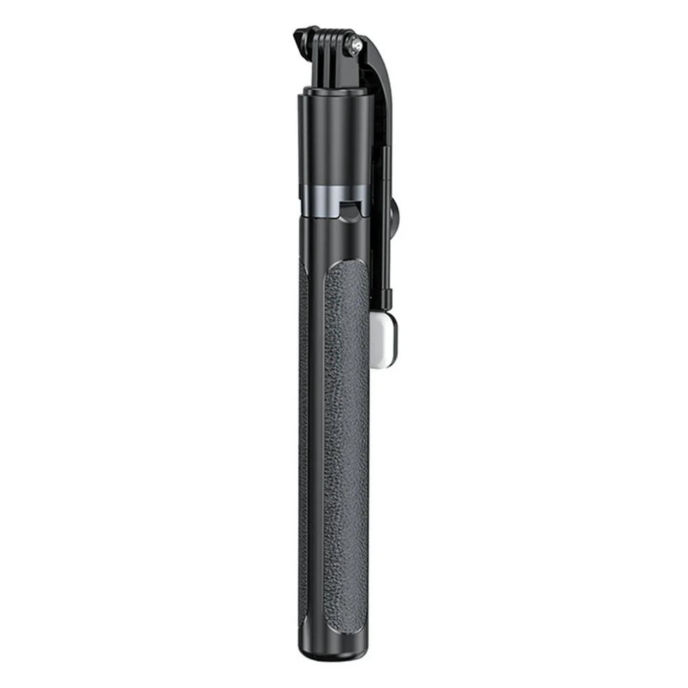 X188 Bluetooth-compatible Selfie Stick with LED Light & Remote Control Anti-Shake 1.88m Extendable Tripod for Photography - Black - 2