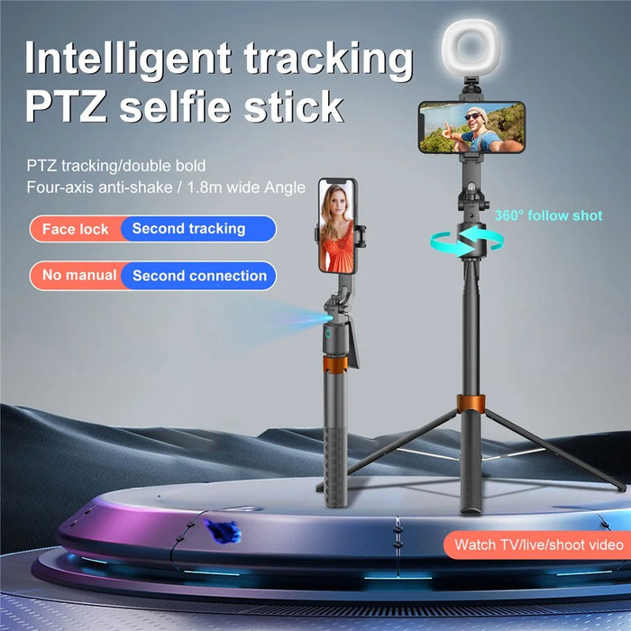 Q13 AI Tracking Gimbal Selfie Stick 360 Degree Auto Face Follow Phone Stabilizer Tripod with Remote Control - 3