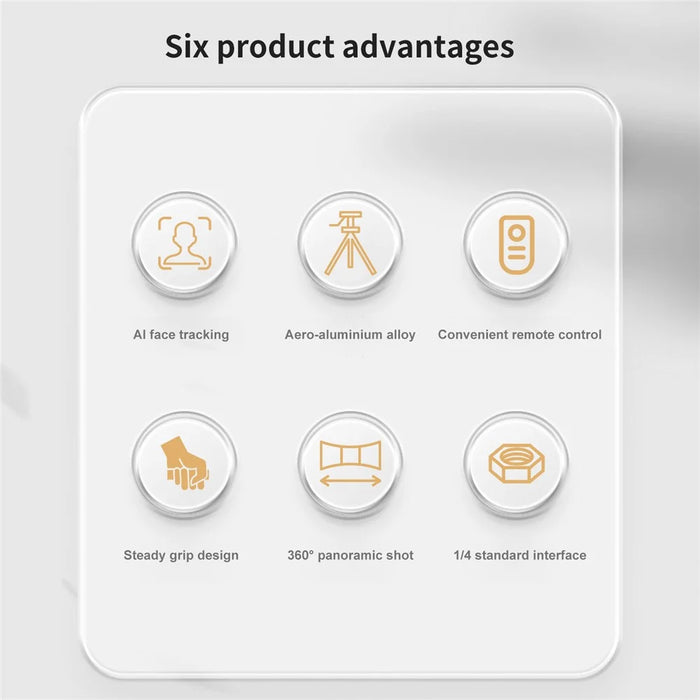Q13 AI Tracking Gimbal Selfie Stick 360 Degree Auto Face Follow Phone Stabilizer Tripod with Remote Control - 4
