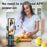 Q14 AI Smart Tracking Gimbal 360 Degree Automatic Face Following Phone Stabilizer with Remote - Black - 7