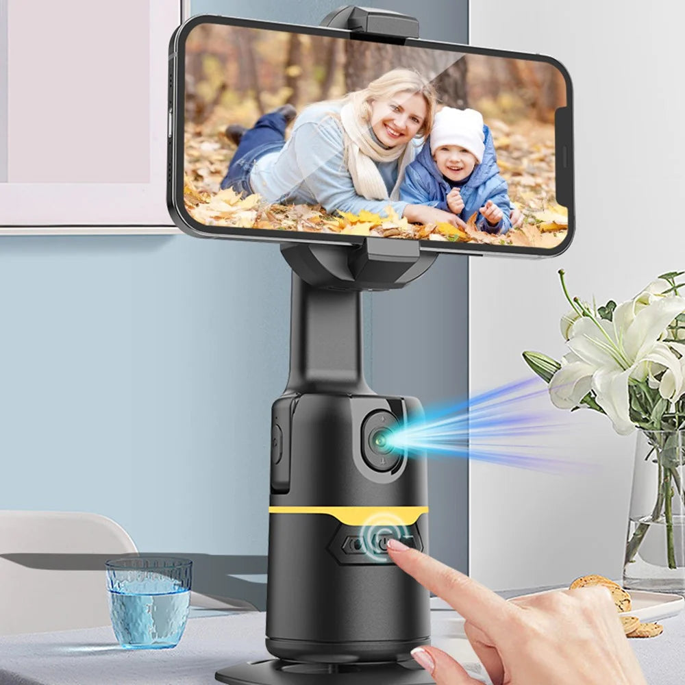 Q15 Phone Cooling Gimbal 360 Degree Auto Tracking Gimbal AI Face Follow Shooting Stabilizer for Live Streaming Vlog - 7
