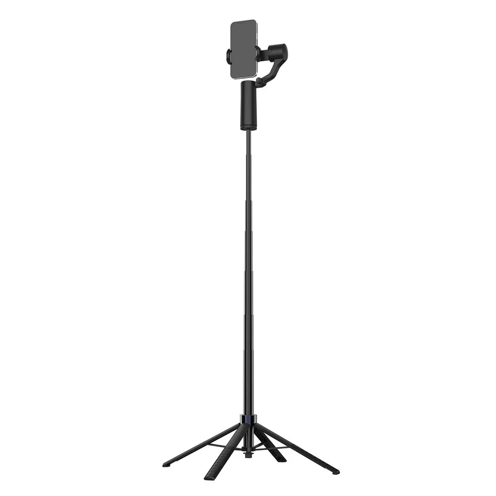 Q18 AI Smart Face Tracking Phone Stabilizer Gimbal Dual Axis Anti-Shake Selfie Stick with Tripod for Live Streaming - 1