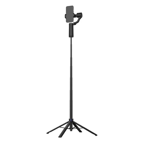 Q18 AI Smart Face Tracking Phone Stabilizer Gimbal Dual Axis Anti-Shake Selfie Stick with Tripod for Live Streaming - 1