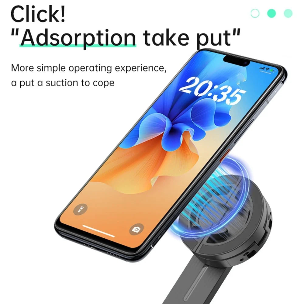 K05 Magnetic Tripod Selfie Stick Bluetooth-compatible Remote Control Foldable Phone Holder for Photography - 2