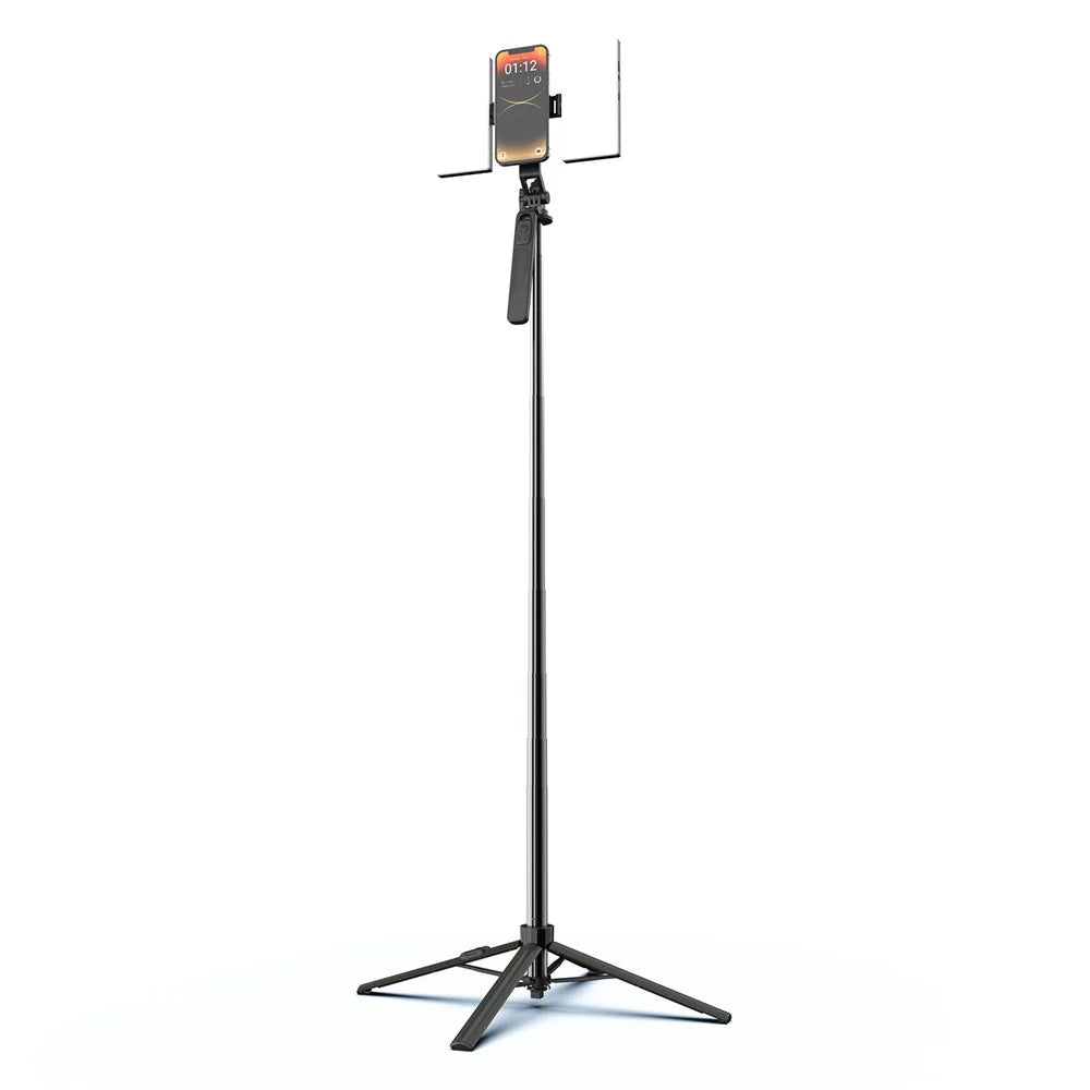 K06 Magnetic Selfie Stick with 2Pcs Fill Lights Bluetooth-compatible Tripod Stand Extendable Phone Holder for Photography - 1