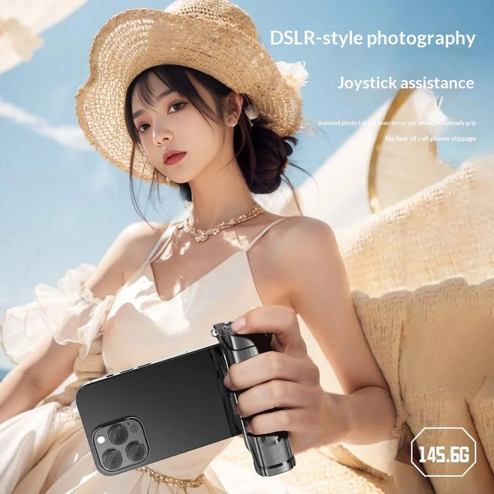 P25Y Mini Portable Selfie Stick with 2Pcs Pocket Fill Lights Bluetooth-compatible Remote Tripod Stand Telescopic Phone Holder for Photography - Black - 4