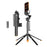 Q54 AI Gimbal Selfie Stick with Face Tracking Magnetic RGB Fill Light Extendable Phone Tripod Stand for Live Streaming - 1