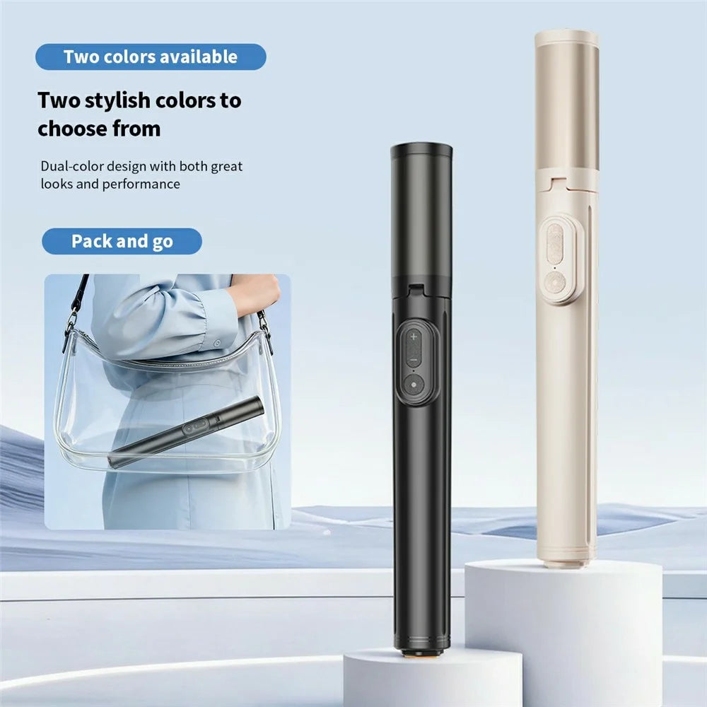 K60 Portable Selfie Stick Tripod Stand 170cm Extendable Bluetooth-compatible Remote Control Aluminum Alloy Phone Holder for Photography - Black - 3