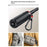 YESIDO SF35 Handheld Magnetic Selfie Stick Bluetooth-compatible Remote Control Telescopic Tripod Stand - Black - 7
