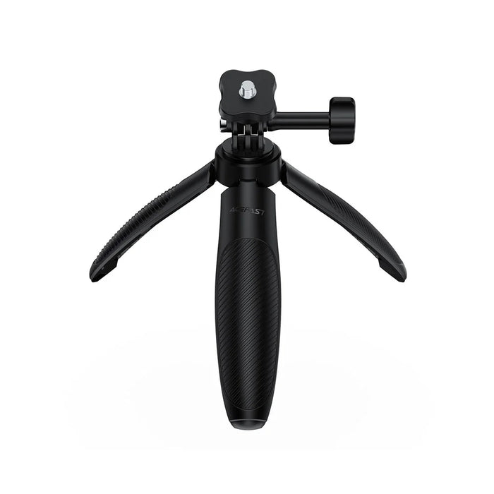 ACEFAST E49 Mini Tripod Telescopic Selfie Stick 4-Section Aluminum Alloy Portable Stand for Camera - Black - 4