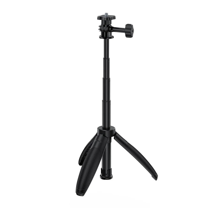 ACEFAST E49 Mini Tripod Telescopic Selfie Stick 4-Section Aluminum Alloy Portable Stand for Camera - Black - 6