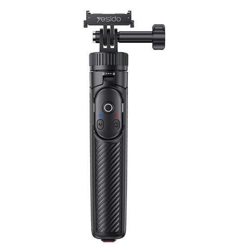 YESIDO SF37 Magnetic Selfie Stick for DJI Osmo Action 6 / 5 Pro / 4 / Osmo 360 Bluetooth-compatible Remote Control Telescopic Tripod - Black - 1
