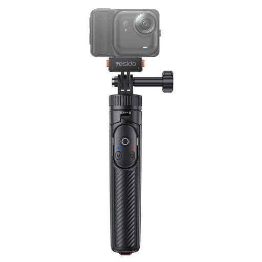 YESIDO SF38 Magnetic Quick-Release Selfie Stick for Insta360 X5 / X4 / X3 / Ace Pro 2 / Ace Pro Remote Control Telescoping Tripod - Black - 2