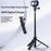 YESIDO SF38 Magnetic Quick-Release Selfie Stick for Insta360 X5 / X4 / X3 / Ace Pro 2 / Ace Pro Remote Control Telescoping Tripod - Black - 3