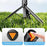 X1 96cm Extendable Bluetooth-compatible Selfie Stick One-Click Pop Up Tripod for Travel - Black - 3