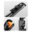 X1 96cm Extendable Bluetooth-compatible Selfie Stick One-Click Pop Up Tripod for Travel - Black - 7