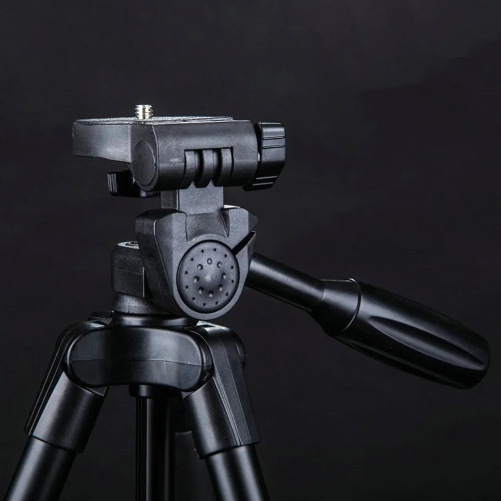 YUNTENG 5218 Portable Telescopic Tripod Photography Stand with Bluetooth-Compatible Remote Control for DSLR SLR Camera Phone - 5