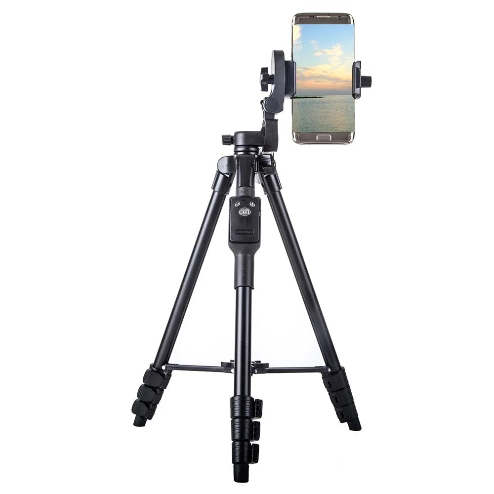 YUNTENG 5218 Portable Telescopic Tripod Photography Stand with Bluetooth-Compatible Remote Control for DSLR SLR Camera Phone - 7