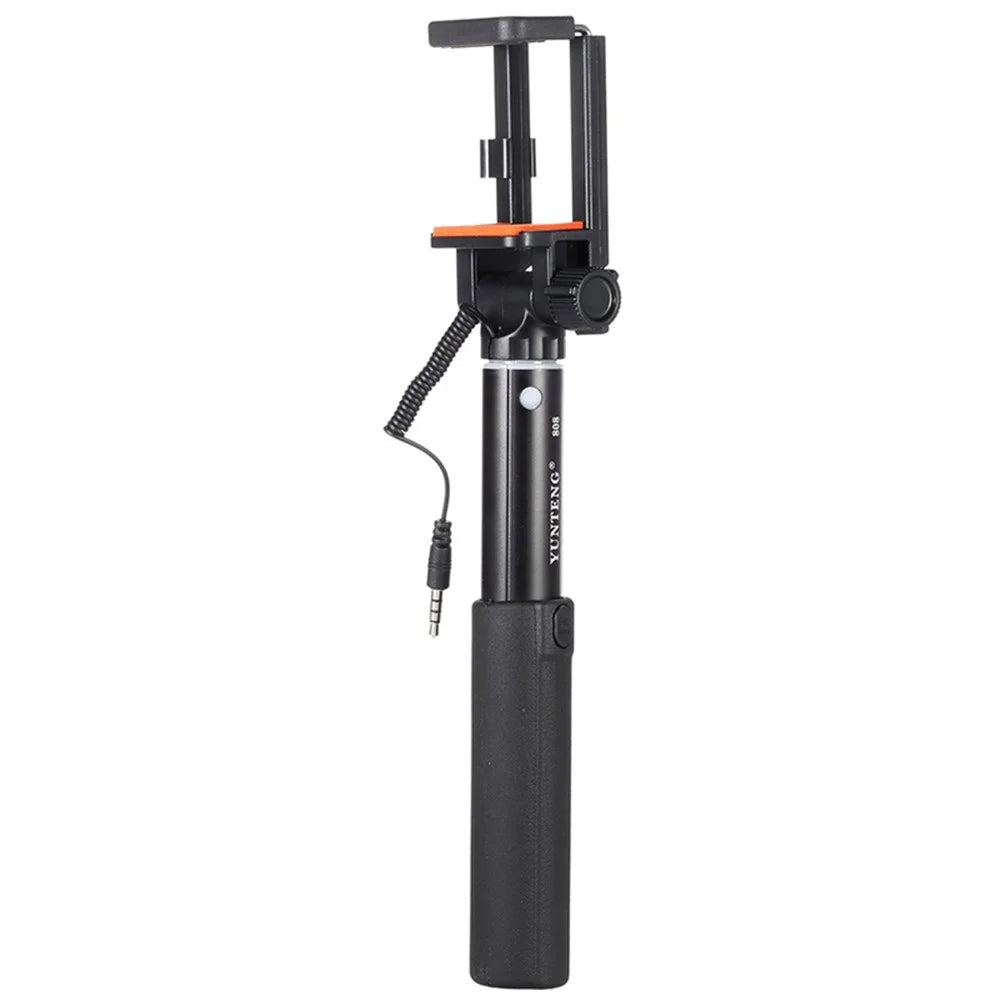 YUNTENG 808 Wired Mini Extendable Selfie Stick Monopod for iPhone Samsung Huawei Smartphone - 3