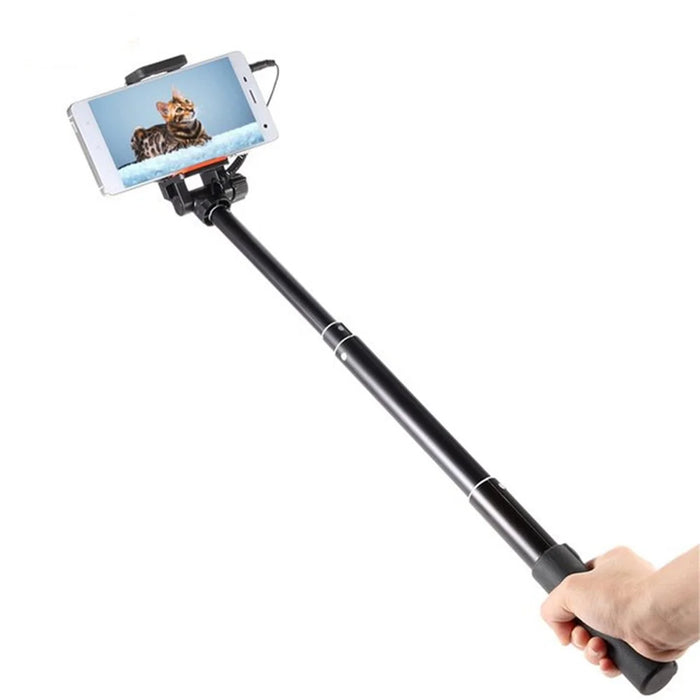 YUNTENG 808 Wired Mini Extendable Selfie Stick Monopod for iPhone Samsung Huawei Smartphone - 4