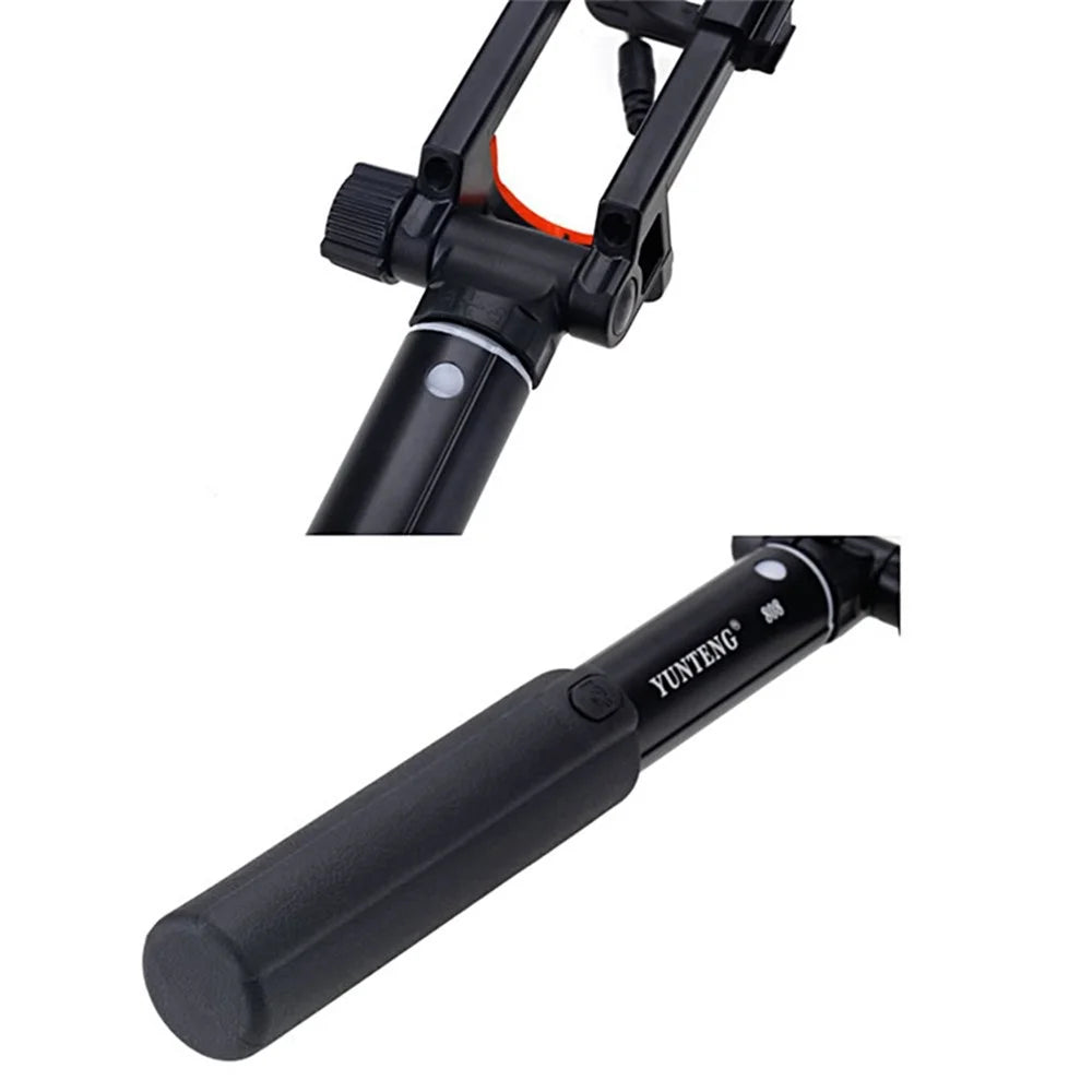 YUNTENG 808 Wired Mini Extendable Selfie Stick Monopod for iPhone Samsung Huawei Smartphone - 7